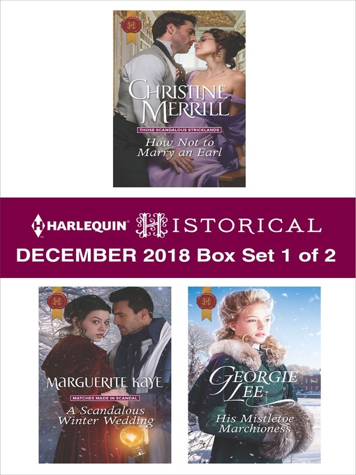 Title details for Harlequin Historical December 2018: Box Set 1 of 2 by Christine Merrill - Available